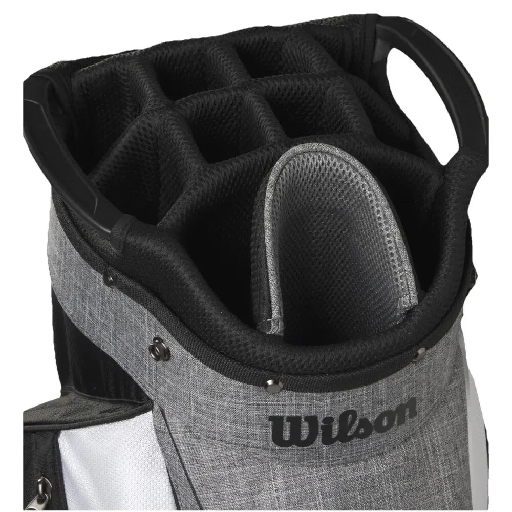 Wilson Feather 2025 Black Grey White Cart Golf Bag